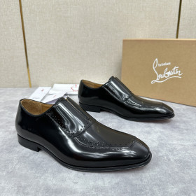 Christian Louboutin Lafitte On Oxford Patent Leather Black