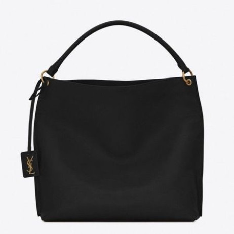 DicountSaint Laurent Tag Hobo Bag Sort Kalveskinn Saint Laurent Poser