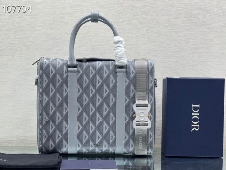 Dior Lingot Koffert CD Diamond 35 CM Grå