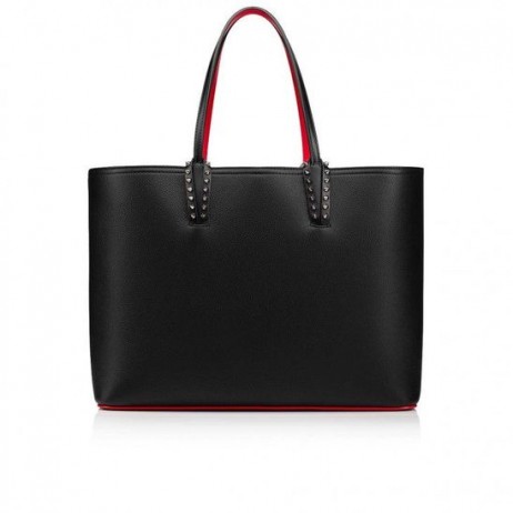 Christian Louboutin Cabata Stor Tote Bag Kalv Skinn Svart Christian Louboutin Poser