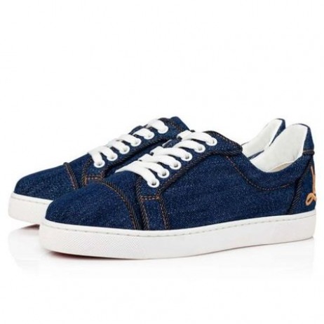 Christian Louboutin Sko Elo Loubi Orlato Denim Tissu