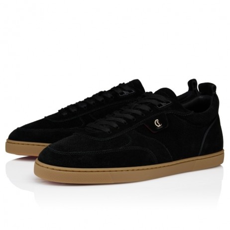Christian Louboutin Tutti Rui Sneakers Reversed Calf Leather Black