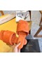 Bottega Veneta Lido Lysbilder Oransje Intreccio Lammeskinn Bottega Veneta Sko