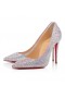 Christian Louboutin Kate Strass 100 Mm Pumper Metallic Semsket Versjon Ab