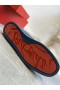 Christian Louboutin Louis Høye Sneakers Kalveskinn Navy Blå