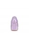 Christian Louboutin Minny 70 mm Pumper Specchio Skinn Parme