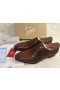 Christian Louboutin Min Amor W Oxfords Patinert Kalv Skinn Havane CL Sko