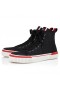 Christian Louboutin Pedro Høye Sneakers Jacquard Monogram Cl Svart CL Sko