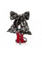 Christian Louboutin Sandale Du DéSert 100 Mm Strappy Sandaler Petunia Trykt Crepe Satin Svart