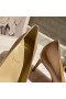 Christian Louboutin Enkel Patent Lær Pumper 85mm Naken CL Sko