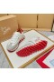 Christian Louboutin Loubishark Donna Joggesko Hvit Kalveskinn