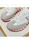 Christian Louboutin Loubishark Donna Joggesko Hvit Kalveskinn