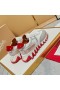 Christian Louboutin Loubishark Donna Joggesko Hvit Kalveskinn