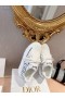 Dior-ID Sneaker Hvit fransk Blå Teknisk Stoff