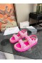 Dior Handle Sandal Rosa Tekniske Inngrep Gummi