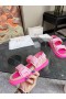 Dior Handle Sandal Rosa Tekniske Inngrep Gummi