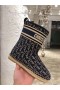 Dior Chez Moi Granville Ankel Boot Dyp Blå