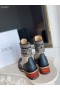 Dior D-Store Ankel Boot Beige Teknisk Stoff Kalv Skinn