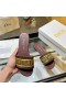 Dior Dway Skyv Burgund Brodert Bomull