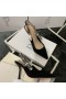 Dior J'ADior Slingback 95mm Pumper Svart Teknisk Stoff