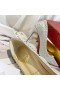 Christian Louboutin Anjalina Spike Pump 85mm Glitter i Sølv
