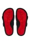 Christian Louboutin Pappa Basseng Sandaler Kalv Skinn Sort CL Sko Store