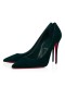 Christian Louboutin Kate Pumper 100mm Veau Velours Grønn