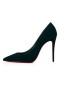 Christian Louboutin Kate Pumper 100mm Veau Velours Grønn