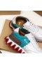 Christian Louboutin Loubishark Kvinner Sko i Semsket skinn og Skinn Hvit Blå