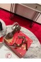 Christian Louboutin Condorapik Queen Sandaler 100mm Nappa Skinn Kaffe