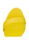 Christian Louboutin Loubigirl 85 Mm Sandaler Nappa Skinn Gule Queen Christian Louboutin Sko