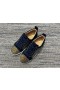 Christian Louboutin Louis Junior Strass Sneakers Med Semsket Skinn Flerfarget