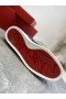 Christian Louboutin Louis Strass Høye Sneakers i Skinn og Strass Svart
