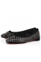 Christian Louboutin Kjæresten Jane Pigger Ballerina Pumpe Nappa Skinn Sort