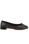 Christian Louboutin Kjæresten Jane Pigger Ballerina Pumpe Nappa Skinn Sort