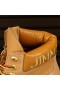 Jimmy Choo Timberland Støvler Nubuck Skinn Brodert Logo Kamel