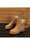 Jimmy Choo Timberland Støvler Nubuck Skinn Brodert Logo Kamel Sølv