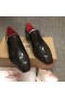 Christian Louboutin Escream Spenne Oxford Patent Skinn Sort CL Sko