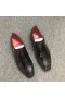 Christian Louboutin Escream Spenne Oxford Patent Skinn Sort CL Sko