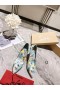 Christian Louboutin Kate Pumper 100mm Grafiske Trykte Flerfarget Patent Lær