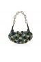 Christian Louboutin Le 54 Kjede Bag Crepe Sateng Og Tropiske Broderi Svart