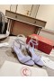 Christian Louboutin Lipsita Queen Patent Skinn Sandaler 55 Lilla CL Sko