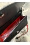 Christian Louboutin Loubi54 Crossbody-Clutch Velluto Strass Semsket Skinn Sort