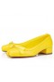 Christian Louboutin Mamaflirt 30 Mm Ballerinaer Nappa Skinn Gule Queen CL Sko