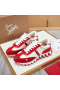 Christian Louboutin Menn Loubishark Joggesko Patent Skinn Rød