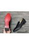 Christian Louboutin Løvetann Loafers Python Skinn Sort CL Sko