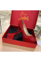 Christian Louboutin Dirditta 130mm Pumper Patent Skinn Rød