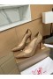 Christian Louboutin Hot Chick 100 Pumper Strass Pyntet Skinn Gull