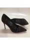Christian Louboutin Kate Strass Pumps I Semsket Skinn Krystall Som Pynt Flerfarget