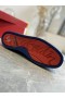 Christian Louboutin Lou Pigger Høye Sneakers med Semsket CL Brun Sko